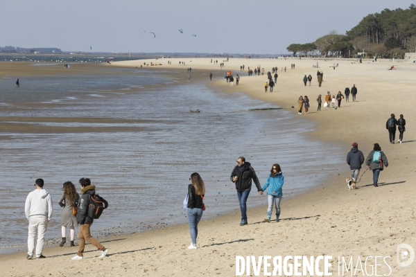 Plage sur le bassin d Arcachon