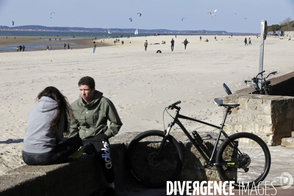 Plage sur le bassin d Arcachon