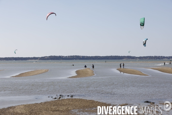 Plage sur le bassin d Arcachon