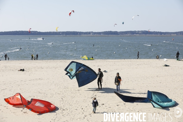 Plage sur le bassin d Arcachon