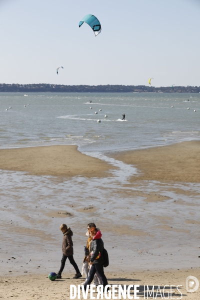 Plage sur le bassin d Arcachon