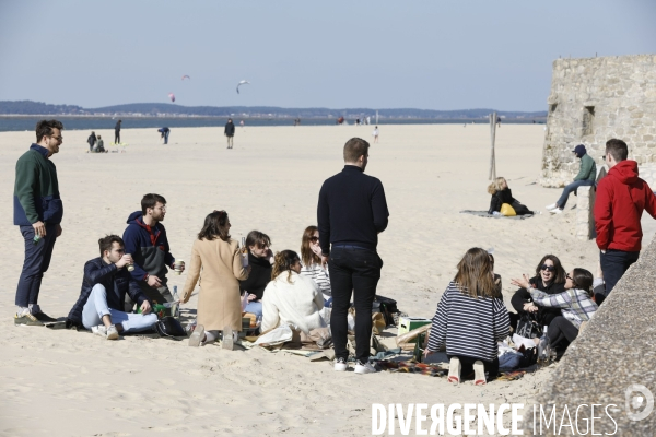 Plage sur le bassin d Arcachon