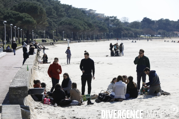 Plage sur le bassin d Arcachon