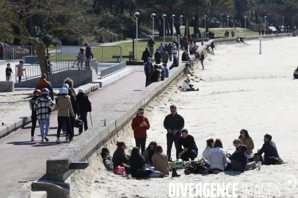 Plage sur le bassin d Arcachon