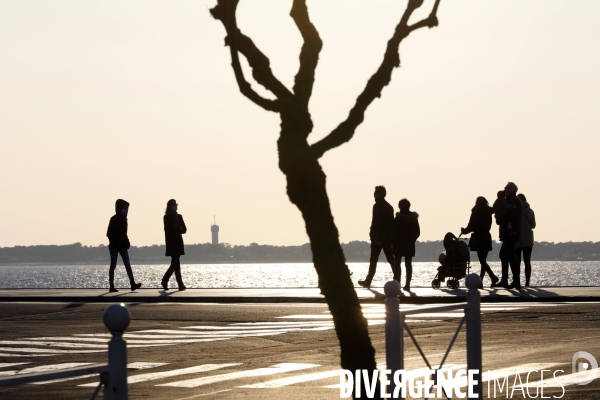 Plage sur le bassin d Arcachon