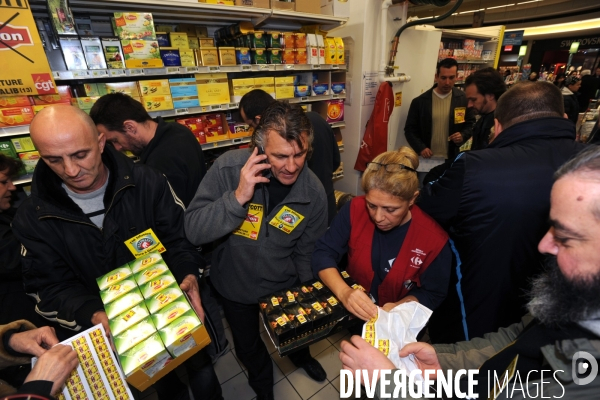 Fralib boycott chez carrefour