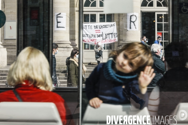 L opéra de Bordeaux occupé par la CIP