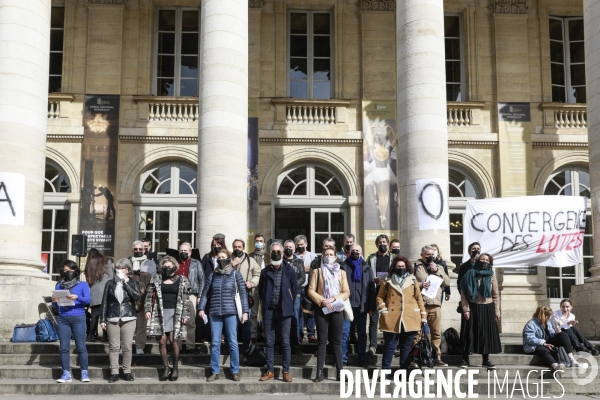 L opéra de Bordeaux occupé par la CIP