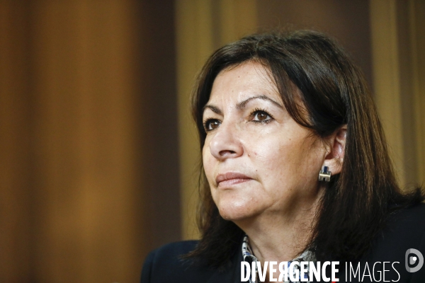 93e bureau de l AIMF (Association Internationale des maires francophones) avec anne HIDALGO et Pierre HURMIC