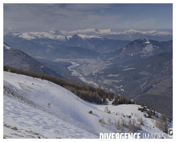 Le long de la Transbassealpine Digne Nice Printemps 2021