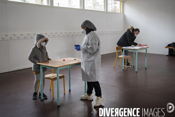 Tests salivaires  ecole