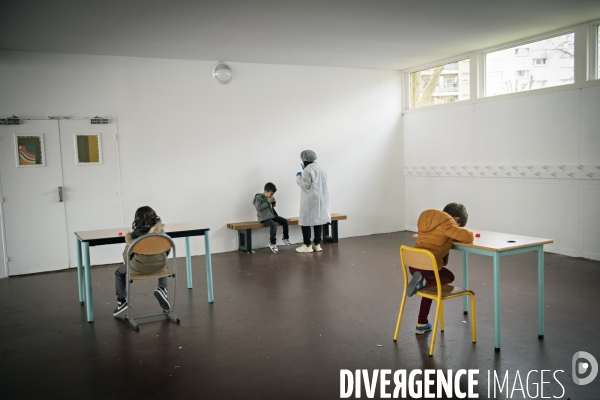 Tests salivaires  ecole