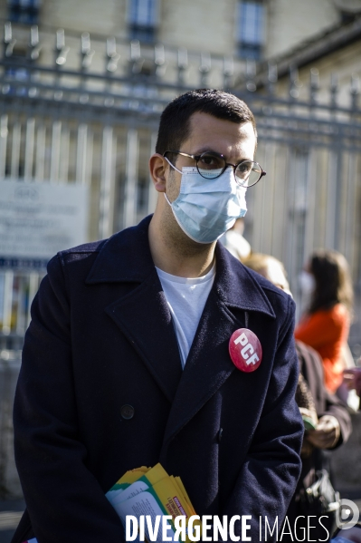Fabien Roussel vient soutenir Thomas Roger.