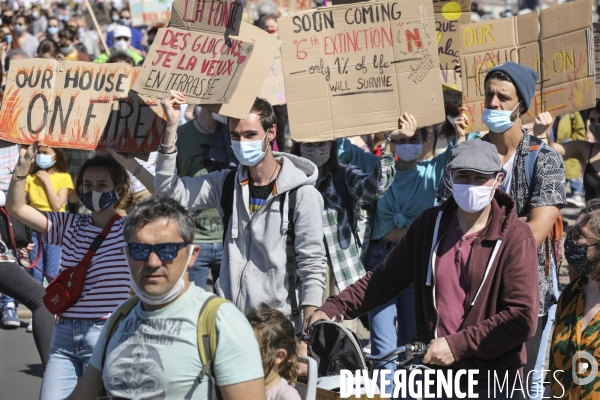 Marche à Bordeaux pour une vraie Loi Climat