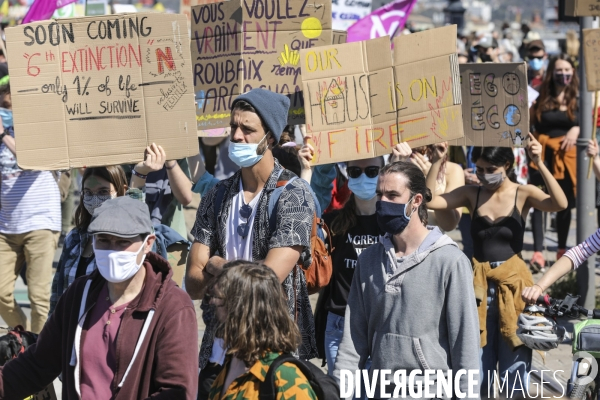 Marche à Bordeaux pour une vraie Loi Climat