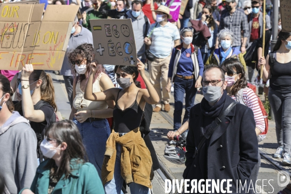 Marche à Bordeaux pour une vraie Loi Climat