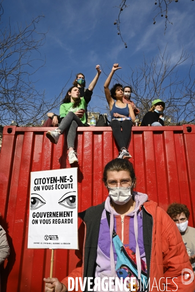 Marche pour le climat 2021, à Paris. Walk for the climate.