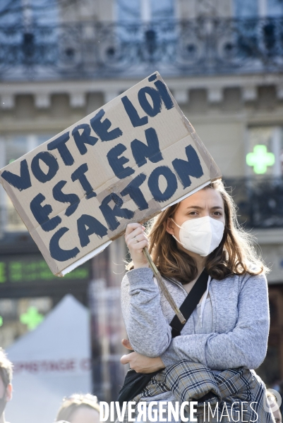 Marche pour le climat 2021, à Paris. Walk for the climate.