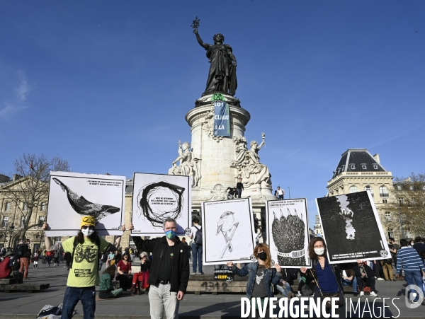 Marche pour le climat 2021, à Paris. Walk for the climate.