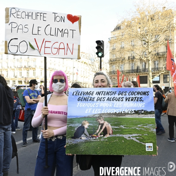 Marche pour le climat 2021, à Paris. Walk for the climate.