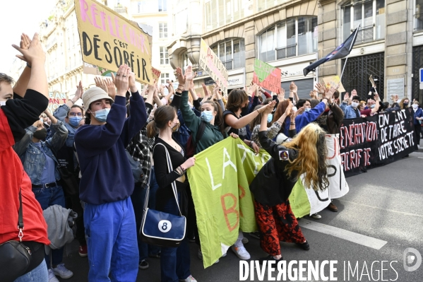 Marche pour le climat 2021, à Paris. Walk for the climate.