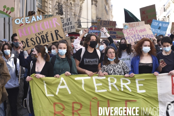 Marche pour le climat 2021, à Paris. Walk for the climate.