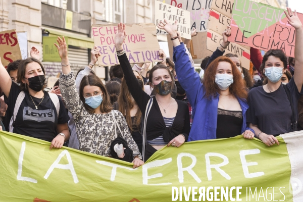 Marche pour le climat 2021, à Paris. Walk for the climate.