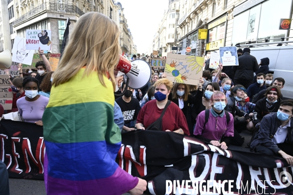 Marche pour le climat 2021, à Paris. Walk for the climate.