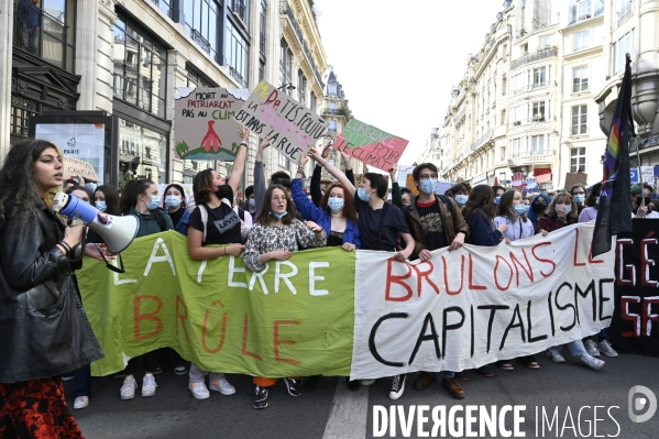 Marche pour le climat 2021, à Paris. Walk for the climate.