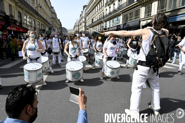 Marche pour le climat 2021, à Paris. Walk for the climate.