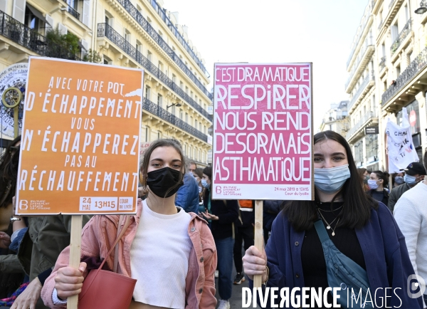 Marche pour le climat 2021, à Paris. Walk for the climate.