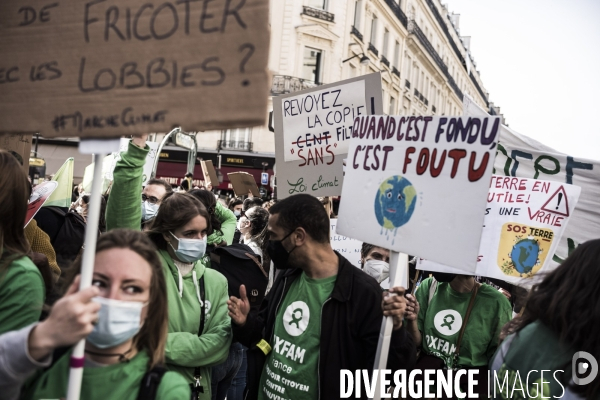 Marche pour une « vraie loi climat ».