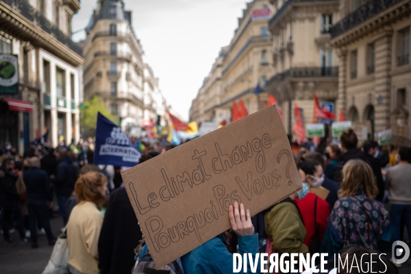 Manifestation pour le climat