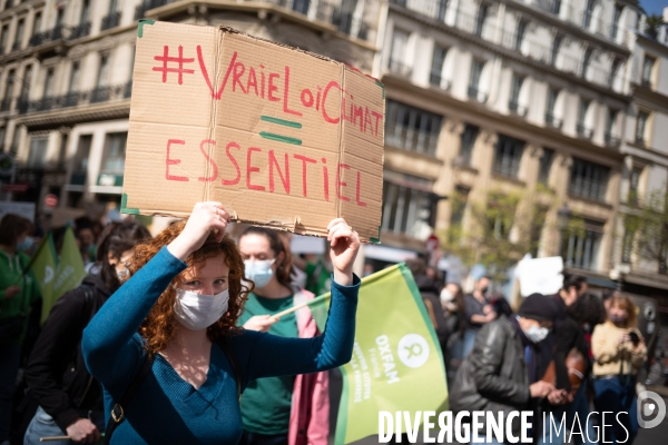 Manifestation pour le climat