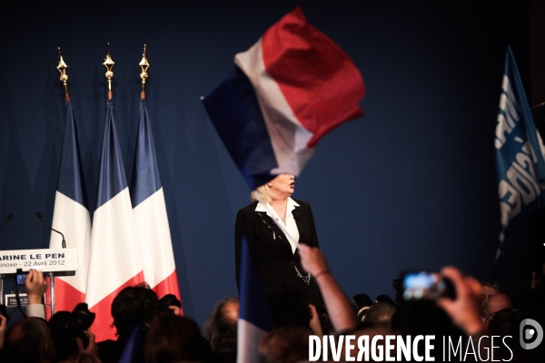 MARINE LE PEN : Soiree Electorale Discours