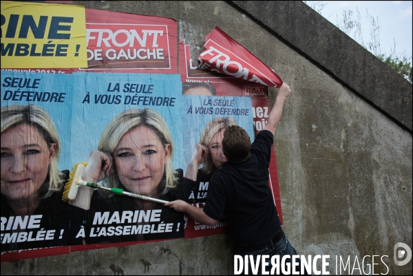 LE PEN - MELENCHON : La Guerre des Affiches