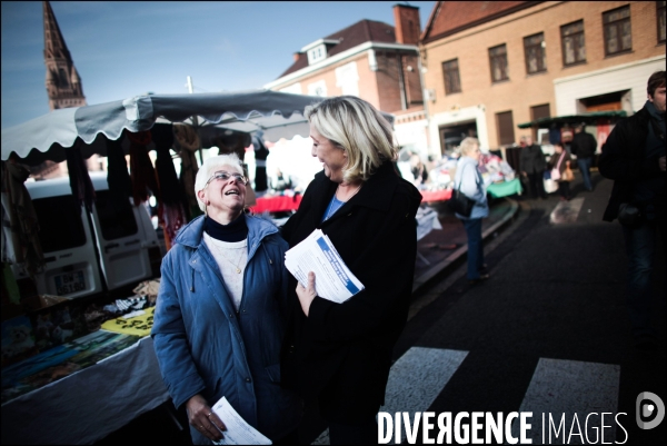 MARINE LE PEN : retour à Hénin Beaumont