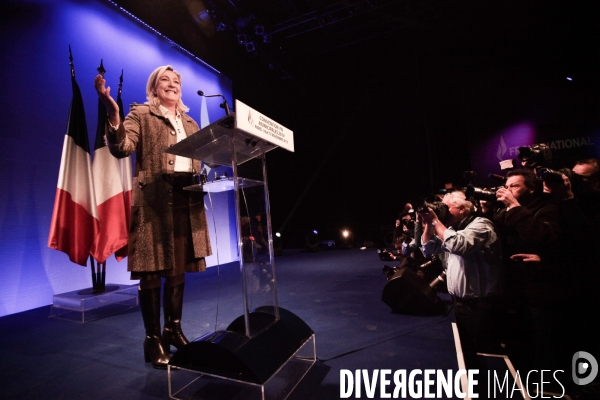 MARINE LE PEN : Convention FN pour les  municipales