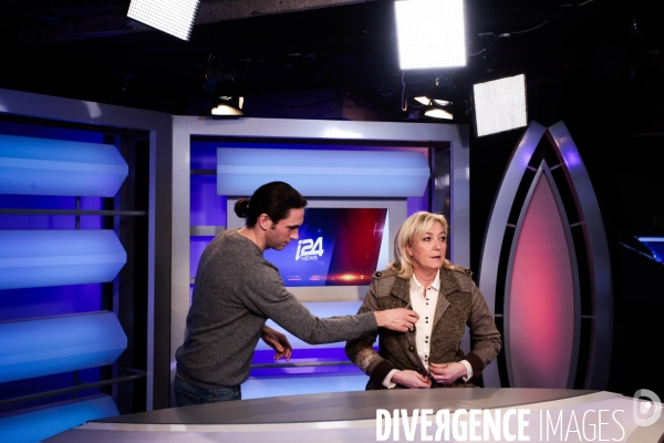 Marine le pen sur i24 news