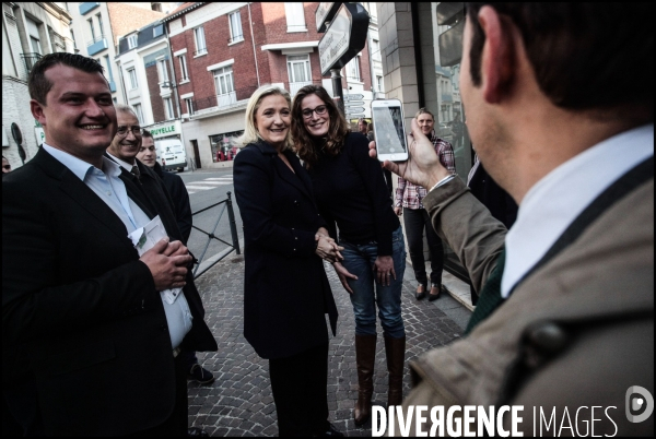 Marine le pen a saint quentin