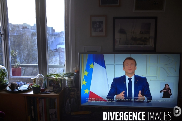 Allocution du 31 mars du president Emmanuel Macron