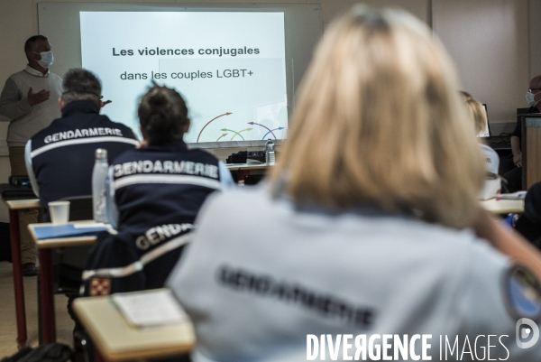 Gendarmerie, formation aux violences conjugales dans les couples homosexuels.