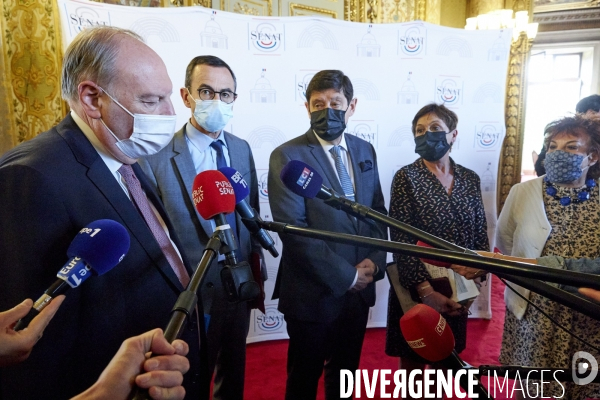 Senat - Declaration commune gauche et droite