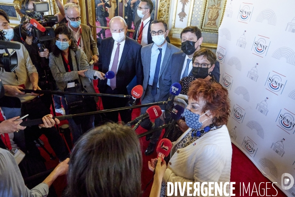Senat - Declaration commune gauche et droite