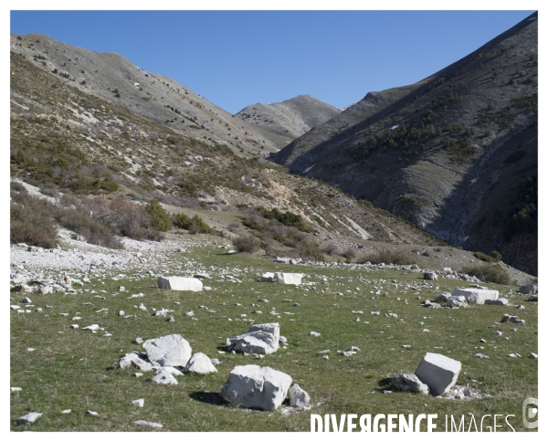 Le Long de la Transbassealpine Digne-Nice ( avant l été )