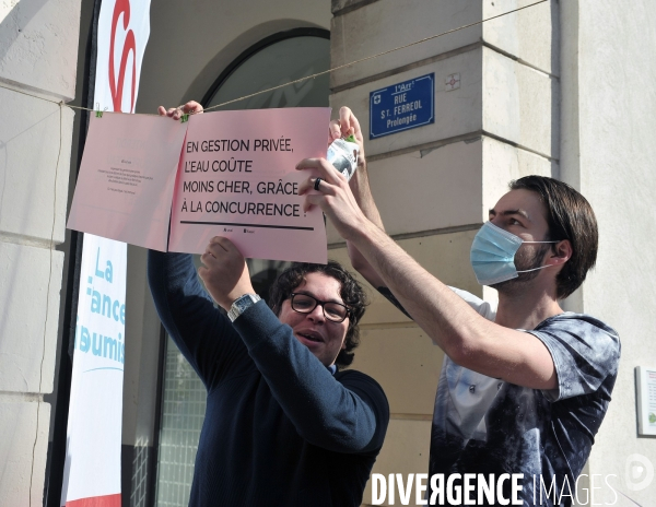 Déplacement Jean-Luc Mélenchon et Mathilde Panot