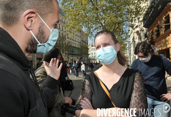 Déplacement Jean-Luc Mélenchon et Mathilde Panot