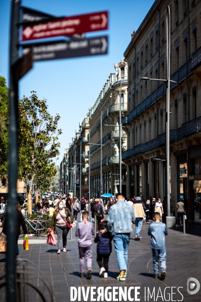 Toulouse : foule avant le confinement