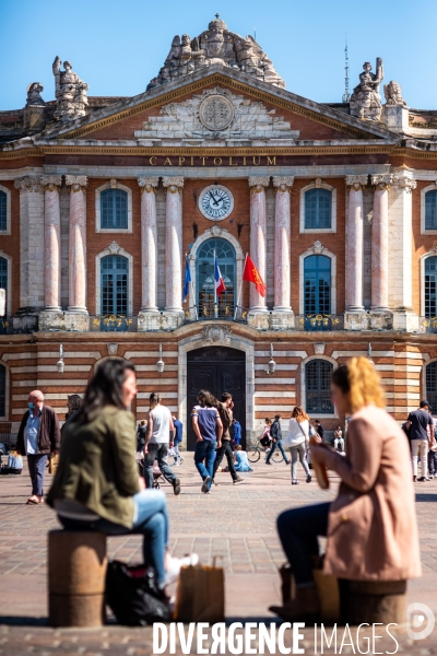 Toulouse : foule avant le confinement