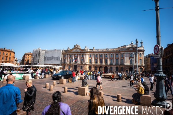 Toulouse : foule avant le confinement